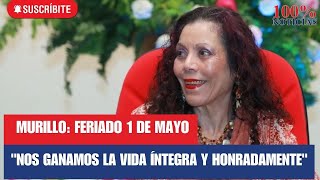 MURILLO FERIADO 1 DE MAYO quotNOS GANAMOS LA VIDA ÍNTEGRA Y HONRADAMENTEquot [upl. by Ainatnas]