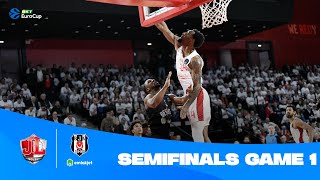 BourgBesiktas  Semifinals Game 1 Highlights  202324 BKT EuroCup [upl. by Obaza]