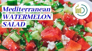 The Best Watermelon Salad in 15 Minutes  The Mediterranean Dish [upl. by Eiral]