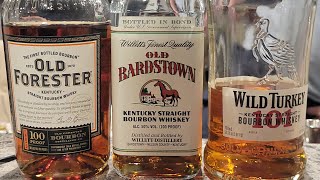 Best Everyday shelfer bourbons at MSRP old Bardstown OF original wild turkey 101 fypシ [upl. by Acirretahs884]