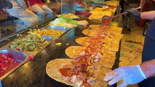 Turkish street food is HEAVEN  10 Amazing Turkish Street Foods [upl. by Ylrebme835]