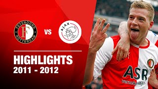 HATTRICK in Klassieker voor GUIDETTI  Highlights Feyenoord  Ajax  Eredivisie 20112012 [upl. by Anairuy]