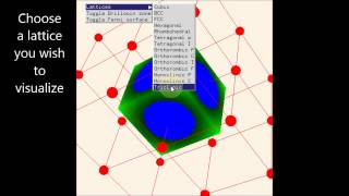 Brillouin Zone and Fermi Surface visualizer [upl. by Assirim]