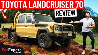 2024 Toyota LandCruiser 70 Series onoffroad inc 0100 review Why the 4 cyl is better than V8 [upl. by Libnah461]