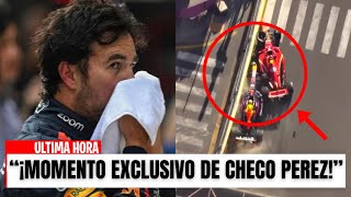 F1 HOY ¡MOMENTO EXCLUSIVO QUE NADIE VIÓ CHECO PÉREZ EXPLOTA [upl. by Bachman]