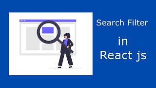 Search filter in React js [upl. by Rodi]