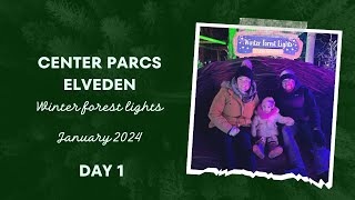 Center Parcs Elveden Forest  Winter Forest Lights Day One [upl. by Pollitt]