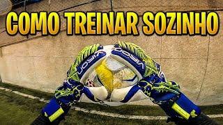 COMO TREINAR SOZINHO NA VISÃO DO GOLEIRO GoPro [upl. by Naujuj691]