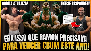 RAMON DINO APARECE INSANO E CHEGA COM TUDO PARA VENCER O OLYMPIA HORSE RESPONDE SEGUIDOR  GORILA [upl. by Leikeze]