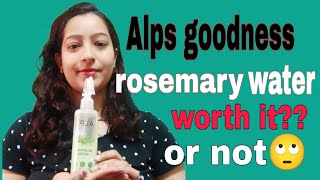 Alps goodness rosemary water200ml honest review ₹328 [upl. by Proudman]