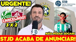 URGENTE JOGADOR DO JUVENTUDE NÃO PODIA JOGAR NOTICIAS FLUMINENSE HOJE [upl. by Anamuj665]