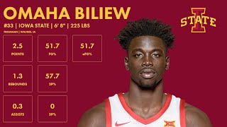 Omaha Biliew  Iowa State  202324 Transfer Portal Highlights [upl. by Euqinamod]