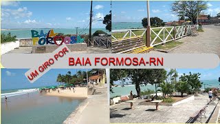 Um giro por alguns pontos de Baia Formosa cidade de falésias paredões de pedra dunas e mar azul [upl. by Kannry]