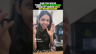 Can you solve these tricky questions asked by CBSE in 2024 SSTBOARD EXAM vedantu9and10 class10sst [upl. by Ymmat308]