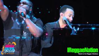 John Legend with Gramps and Tarrus Riley  Jamaica Jazz and Blues 2013 [upl. by Annoit]