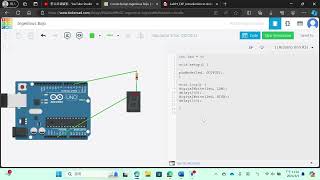 tinkercad Arduino D4 ouput waveform with frequency 05Hz [upl. by Lauer]