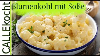 Blumenkohl in weißer Soße zubereiten Omas Rezept [upl. by Anali]