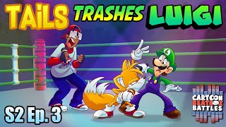 Tails Trashes Luigi  Cartoon Beatbox Battles DT [upl. by Naj]