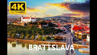 Beauty of Bratislava Capital of Slovakia in 4K World in 4K [upl. by Goltz873]