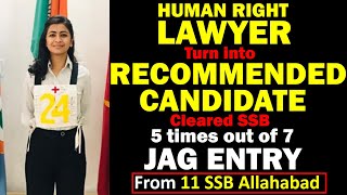 5 Times JAG ENTRY Recommended Candidate Interview  Apoorva  JAG ENTRY INTERVIEW  Shubham Varshney [upl. by Euqilegna]