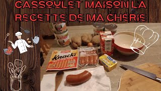 Recette du cassoulet maison réalisée par ma chérie [upl. by Adnale48]