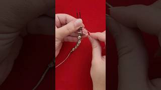 Bracelet with hairpin😱 shorts diy [upl. by Siravart]