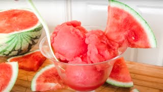 How To Make 2 Ingredient Watermelon Sorbet [upl. by Irneh]