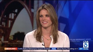 Missy Peregrym on her FBI Training for New Show “FBI” [upl. by Enovahs]