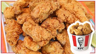 FRANGO FRITO DO KFC  SEQUINHO  MUITO CROCANTE  SUCULENTO  Receitas de Pai [upl. by Mansfield]