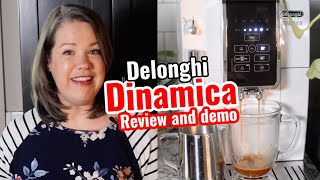 How to make coffee using coffee beans in your DeLonghi Dinamica ECAM 35035W coffee machine [upl. by Jania]