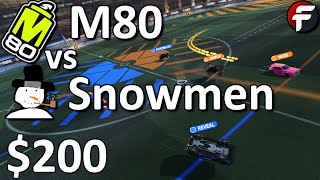 M80 vs Snowmen  NassJoreuz vs Scrzbblesreveal  200 2v2 Showmatch [upl. by Notkcorb]