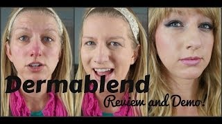 Dermablend Review and Demo  Foundation for Acne and Rosacea [upl. by Adnara]