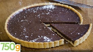 Recette de Tarte au chocolat inratable  750g [upl. by Rahab]