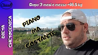 DIETA CHETOGENICA 3MESI E MEZZO  18 KG piano ma costante [upl. by Marka]