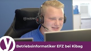 Eine Lehre als Informatikerin EFZ Betriebsinformatik bei der KIBAG Gruppe [upl. by Boote509]