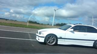 BMW 335D E92 400hp JS PERFORMANCE VS M3 E36 RAGLAPINCE Clastres 22092013 [upl. by Karyn]