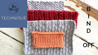 4 knitting techniques and tips to bind off different stitches Fisherman’s Rib and many more [upl. by Atinehc]