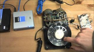 Rotary phone pulse dial to tone DTMF converter [upl. by Temme105]