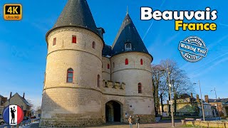 🇫🇷 First Place to See in France When Arriving by Beauvais Airport Walking Tour 4K60fps [upl. by Natal]