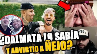 ÑEJO Y DALMATA DOCUMENTAL  LA SOSPECHOSA REACCION DE NICKY JAM EN EL VIDEO quotMUY FELIZquot DE ÑEJO [upl. by Drusus]