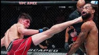 SPINNING HEEL KICK KNOCK OUT Ignacio Bahamondes UFC on ESPN Cannonier vs Gastelum  Slow Motion [upl. by Aehtela]