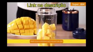 Mini Liquidificador Portátil De Suco De Alimentos Misturador Leite 400ML 6 Lâminas Espremedor Elétr [upl. by Ernesta]