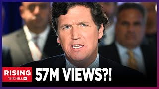 Tucker Carlsons Video Message Viewed 57 MILLION TIMES Blowing Away Fox News Viewership [upl. by Odeen72]