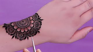 eid stylish back hand mehndi design  Eid mehndi design  mehndi ka design  mehndi design  mehndi [upl. by Boles670]