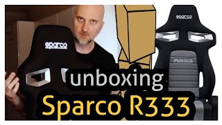 Unboxing  Sparco R333  Racing Seat [upl. by Aelrac]