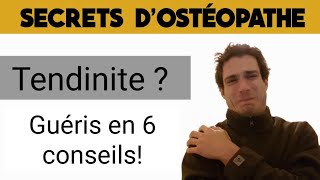 Comment soigner une tendinite  6 conseils dostéopathe [upl. by Novello975]