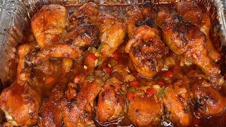 EASY JUICY OVEN BAKED BBQ CHICKEN YOU’LL NEVER MAKE BBQ CHICKEN ANOTHER WAY I SEE YOU CHICKEN [upl. by Settera478]