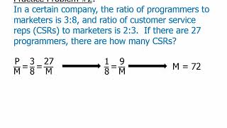 Percents and Ratios Combining Ratios [upl. by Eirelam66]