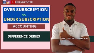 OVER SUBSCRIPTION VS UNDER SUBSCRIPTION THEDIFFERENCESERIES accounting SHARE COMPANY [upl. by Lien680]