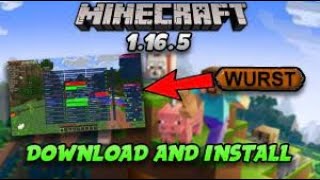 Minecraft Hile Wurst Client İndirme Detaylı Anlatım  18  1165 [upl. by Estele]